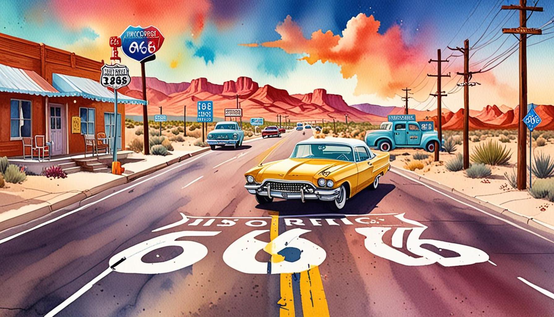 Historic Route 66: A Journey Through Iconic Stops and Hidden Gems