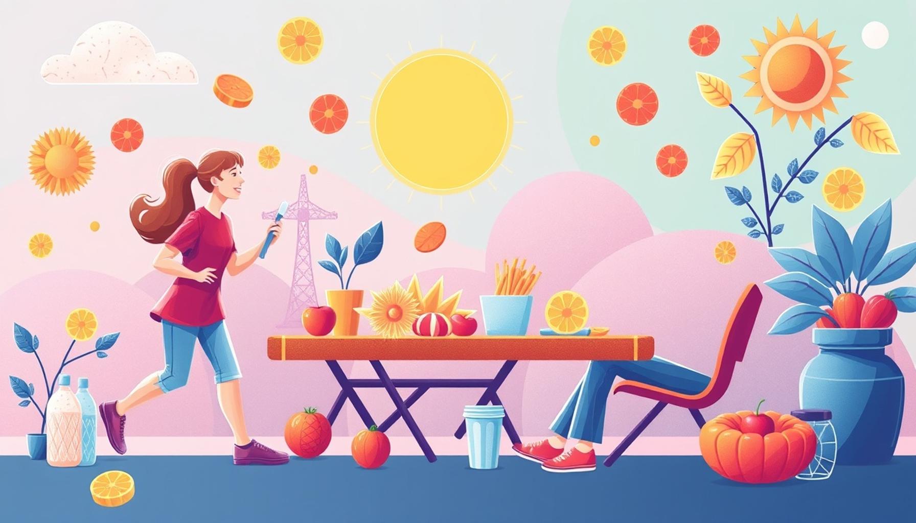 The Role of Daily Exercise and Healthy Eating in Enhancing Emotional Wellbeing and Coping Strategies